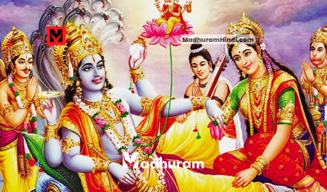 Why does Mata Lakshmi keep pressing the feet of Lord Vishnu?