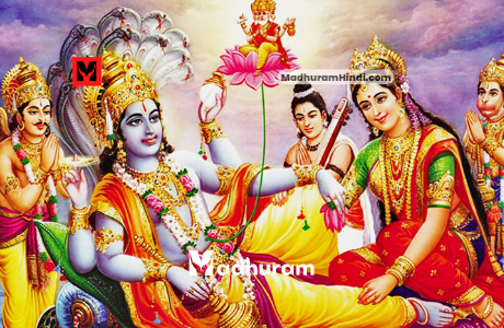 Why does Mata Lakshmi keep pressing the feet of Lord Vishnu?