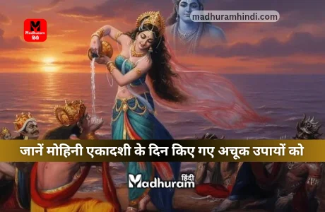 Mohini Ekadashi Upay : मोहिनी एकादशी के दिन इन अचूक उपायों को करके पाएं हर कष्ट से मुक्ति और दूर करें धन संबंधी समस्या. 1 Mohini Ekadashi Upay
