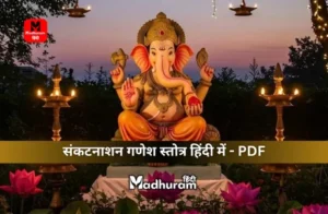 Sankatnashan Ganesh Stotra in hindi